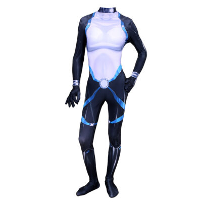 Marvel Comics X-Men Deadpool Neena Thurman Domino Cosplay Costume Halloween x'mas christmas birthday gift toys party make-up outfit