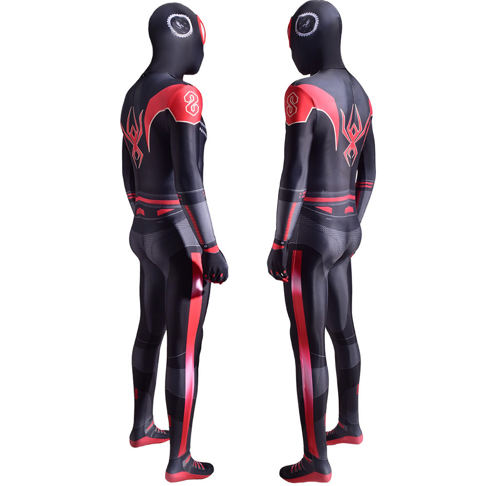 PS5 Miles Morales Spider-Man Jumpsuit Spiderman Cosplay Costume Halloween X'mas Valentine's day birthday gift comic-con game outfit - Image 2