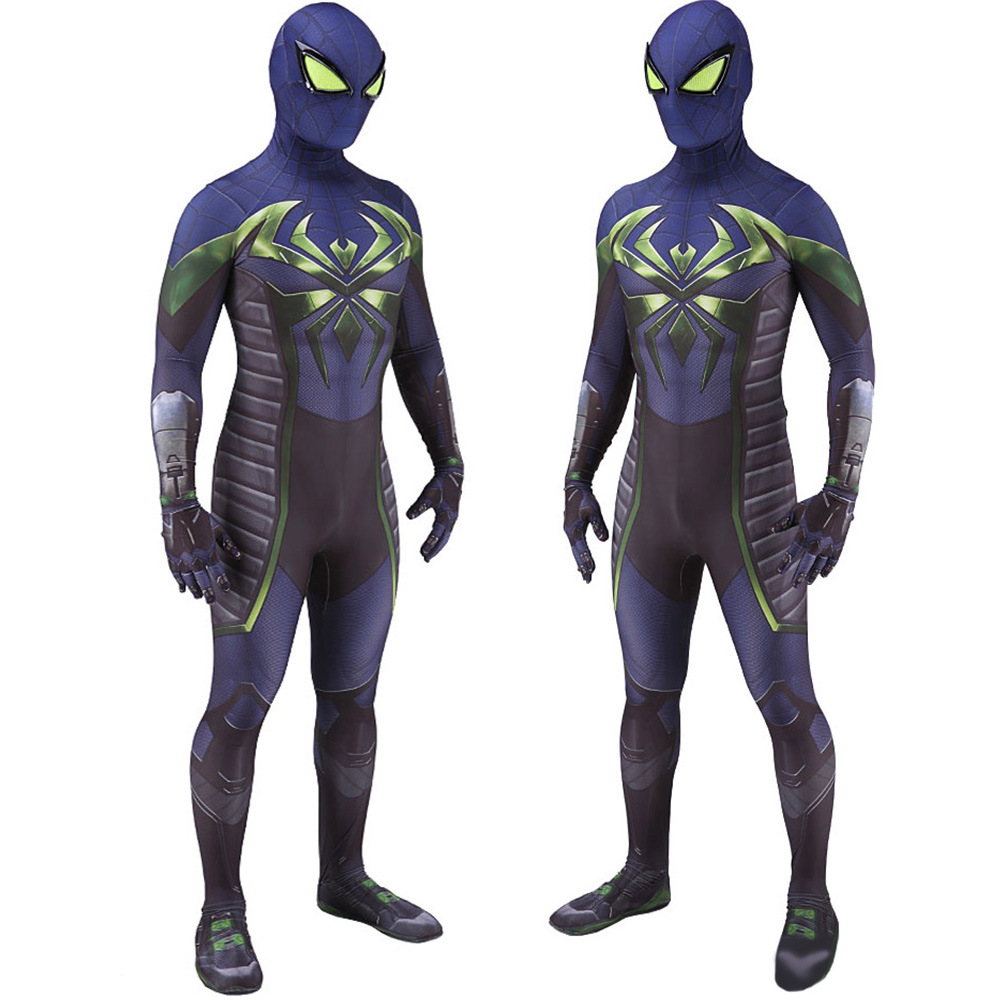 PS5 Spider-Man Miles Morales Costume Purple Reign Cosplay Costume Halloween X’mas Valentine’s day birthday gift comic-con game outfit - Image 2