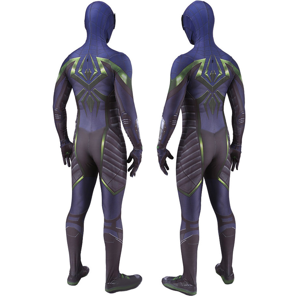 PS5 Spider-Man Miles Morales Costume Purple Reign Cosplay Costume Halloween X’mas Valentine’s day birthday gift comic-con game outfit - Image 4