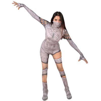 Spider Man Costume Silk Cindy Moon White Suit Cosplay Costume Halloween X’mas Valentine’s day birthday gift comic-con game outfit