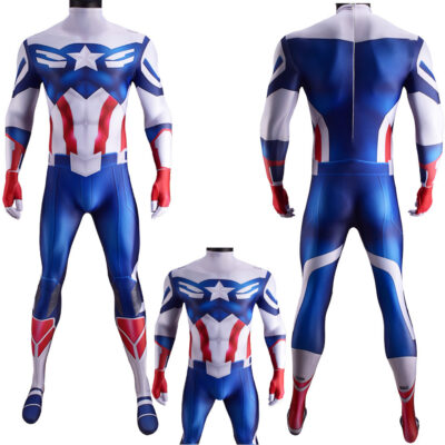 Falcon Captain America Jumpsuit Cosplay Superhero Cosplay Costume Halloween X'mas Valentine's day birthday gift comic-con game outfit