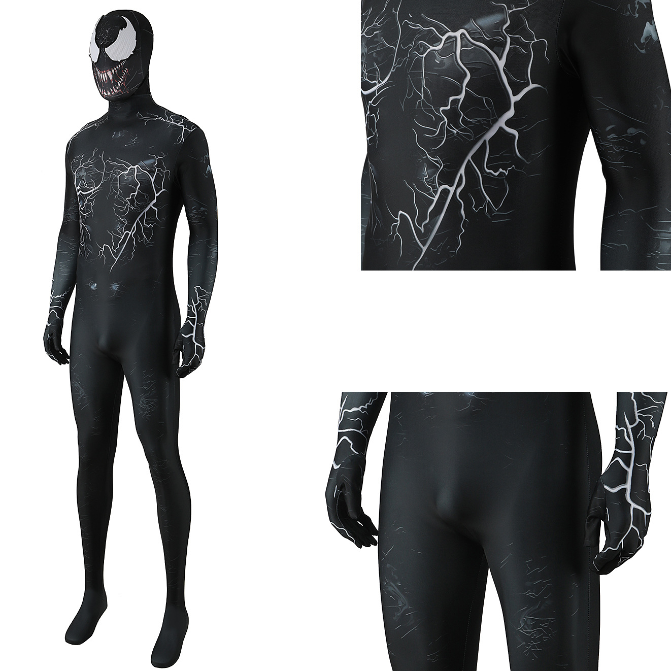 Venom Spider Symbiote Cosplay Costume Halloween x’mas christmas birthday gift toys party make-up outfit - Image 3