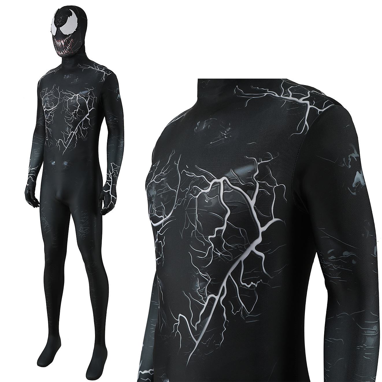 Venom Spider Symbiote Cosplay Costume Halloween x’mas christmas birthday gift toys party make-up outfit - Image 4
