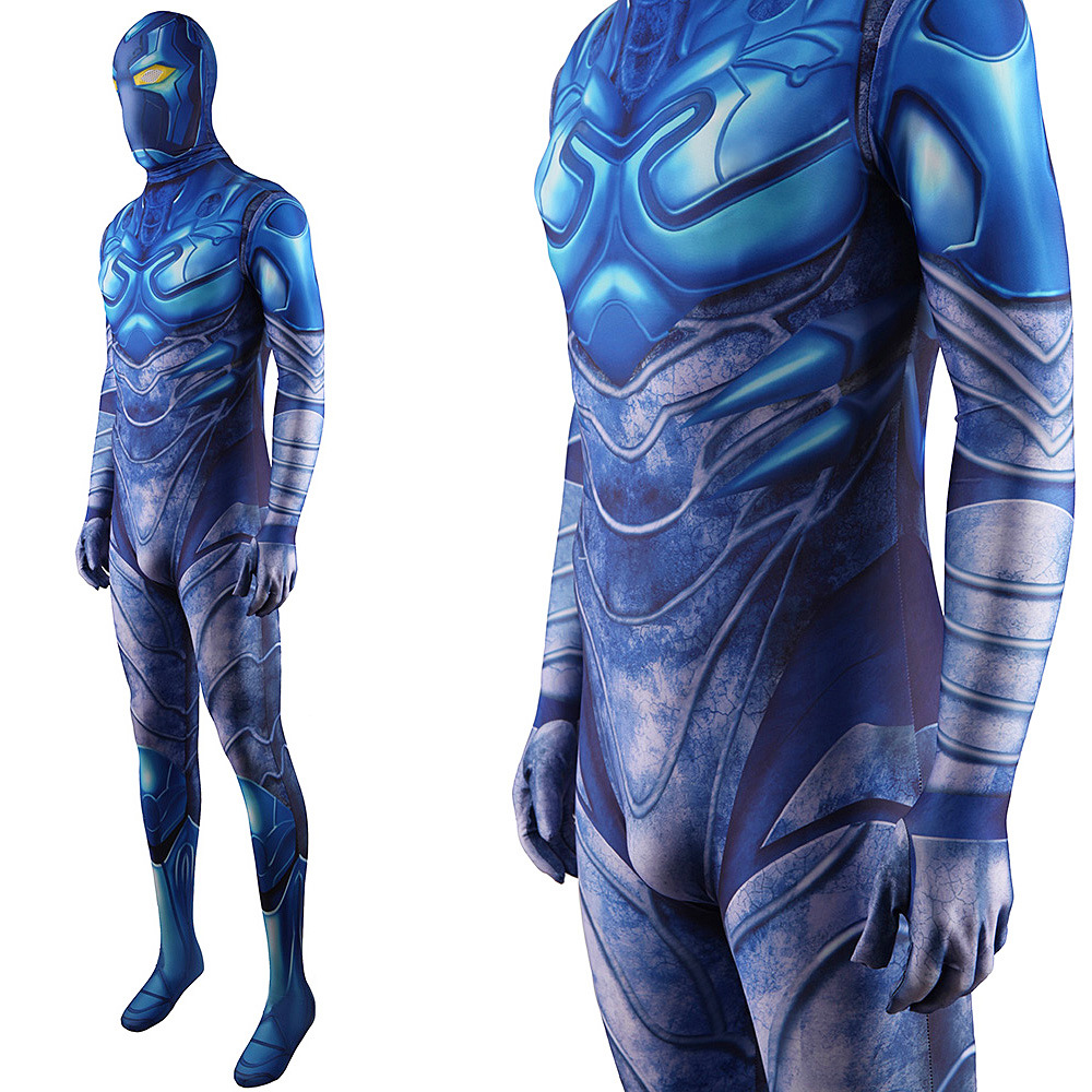 The Blue Beetle Jaime Reyes Cosplay Costume Halloween x’mas christmas birthday gift toys party make-up outfit - Image 4