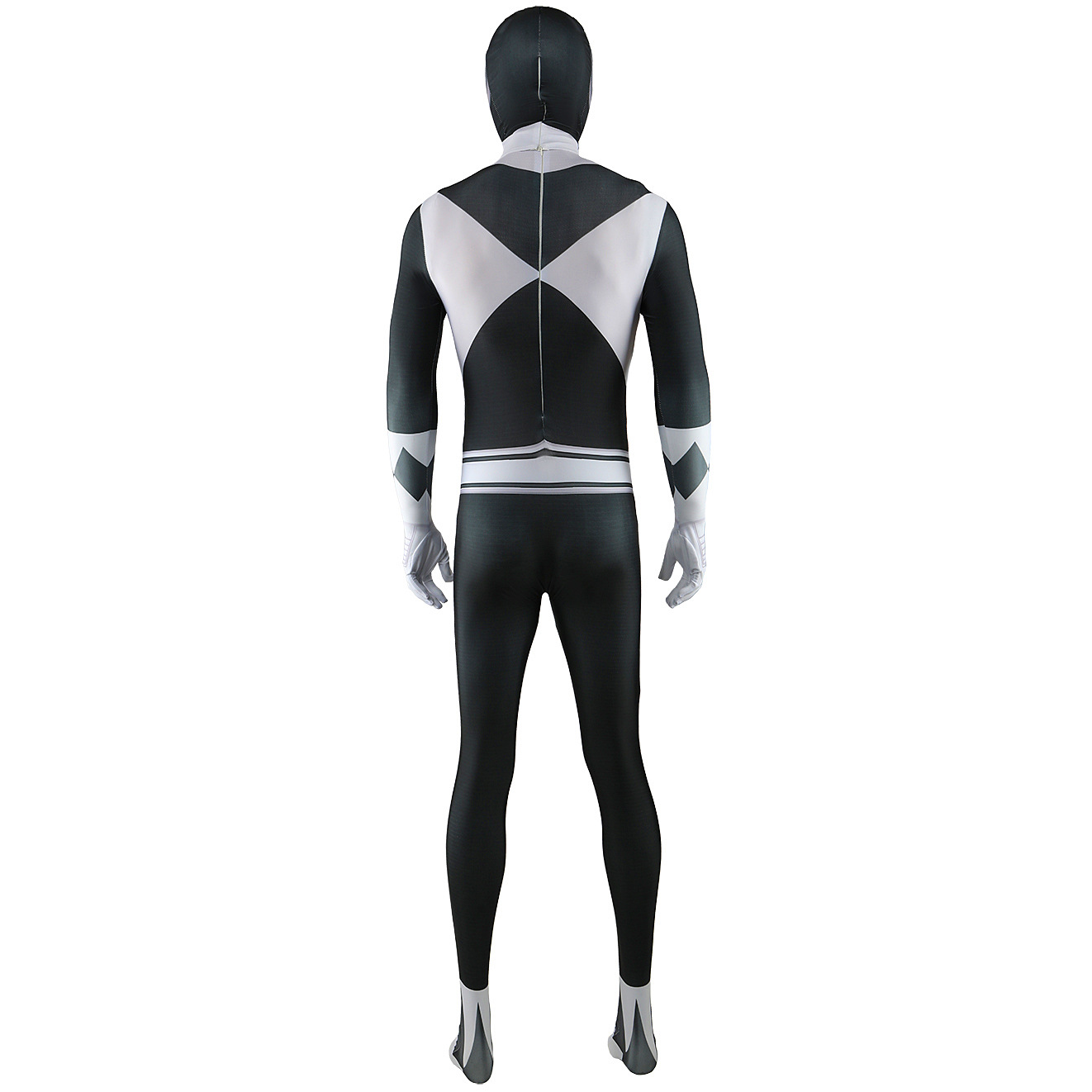 Mighty Morphin Power Rangers Black Ranger Zack Taylor Cosplay Costume Halloween x’mas christmas birthday gift toys party make-up outfit - Image 5