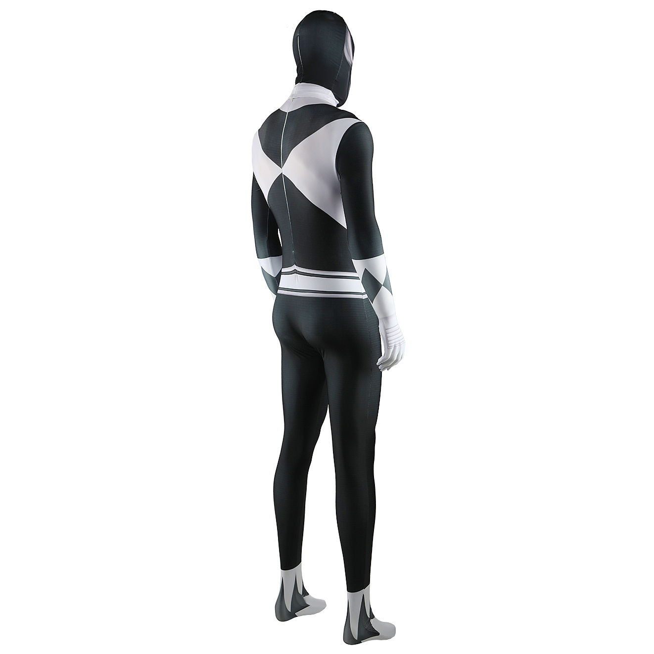 Mighty Morphin Power Rangers Black Ranger Zack Taylor Cosplay Costume Halloween x’mas christmas birthday gift toys party make-up outfit - Image 7