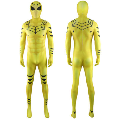 Yellow Spider-Man Jumpsuit Spiderman Cosplay Costume Halloween x’mas christmas birthday gift toys party make-up outfit