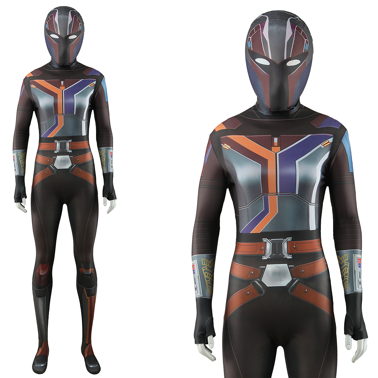 Star Wars Rebels Costume Sabine Wren Cosplay Halloween x’mas christmas birthday gift toys party make-up outfit - Image 2