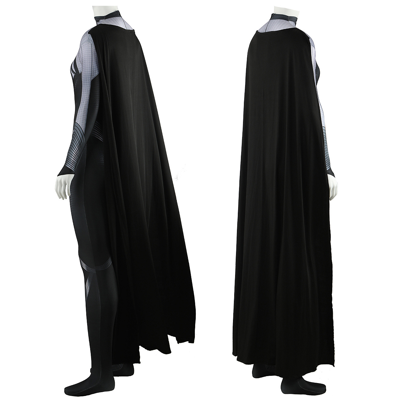 Black Superwoman Jumpsuit The Flash Cosplay Costume Halloween x’mas christmas birthday gift toys party make-up outfit - Image 5