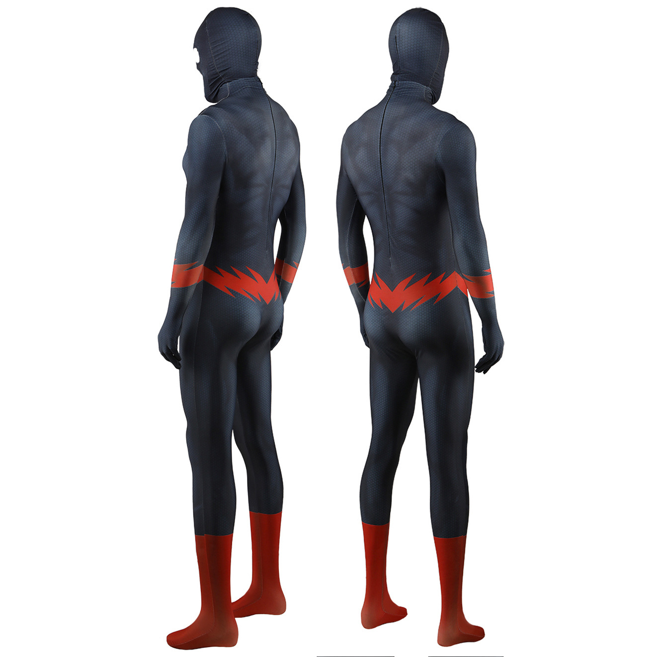 Black The Flash Barry Allen Reverse Cosplay Costume Halloween x’mas christmas birthday gift toys party make-up outfit - Image 8