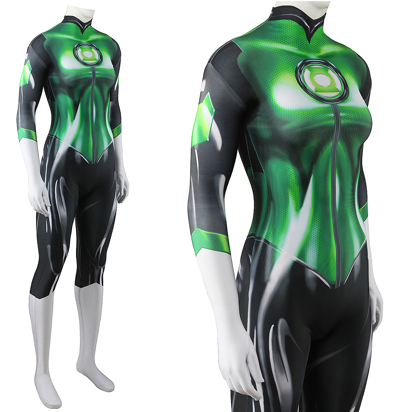 Green Lantern Jessica Cruz Cosplay Costume Halloween x’mas christmas birthday gift toys party make-up outfit - Image 4
